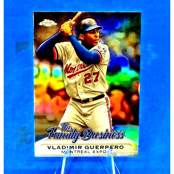 Vladimir Guerrero 2019 Topps Chrome Update The Family Business #FBC-4 Expos HOF - Picture 1 of 11